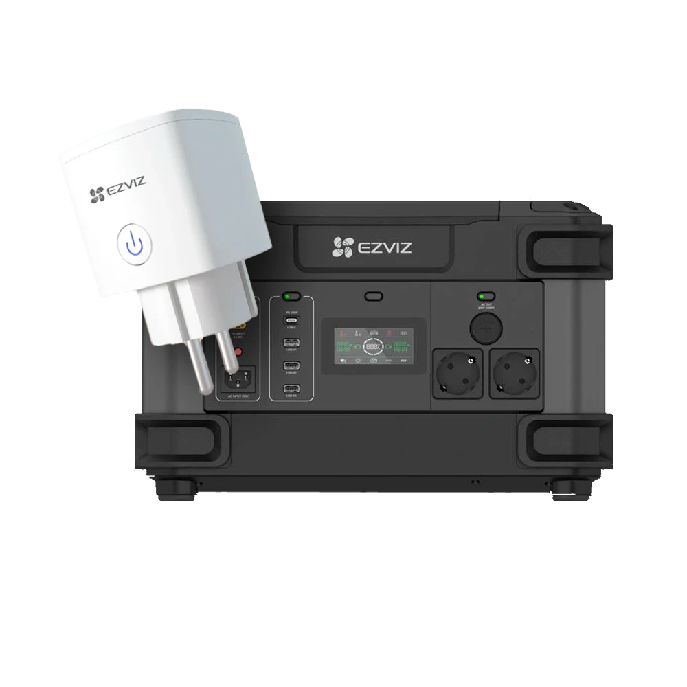 Портативный источник питания ezviz ezviz cs-ps1300 (cn066) (fr) 2000Вт + умная розетка cs-t30-10b-eu